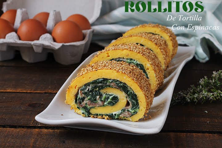 TORTILLA ROLLITOS WITH SPINACH